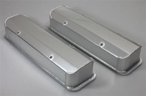 sheet metal valve covers sbc|sbc valve covers no holes.